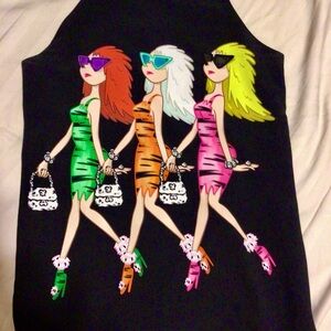 Moschino Black Graphic dress